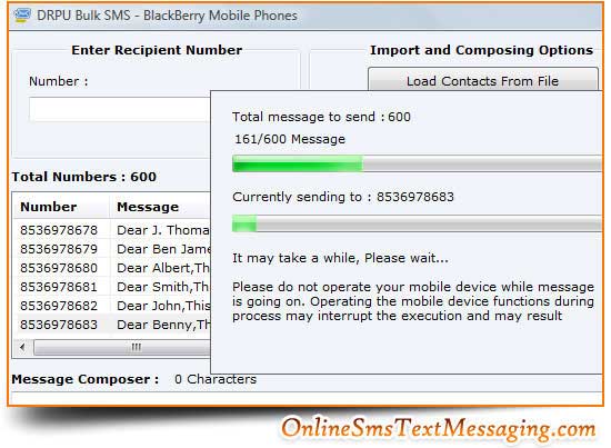Text Messaging Software for Blackberry software